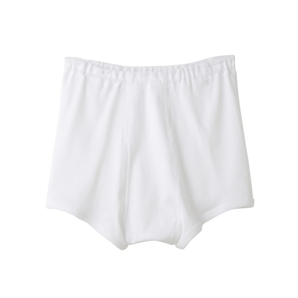 グンゼ 快適工房 メンズ トランクス 前開き(ホワイト-M)