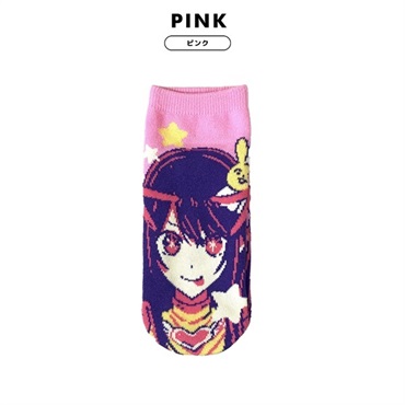 推しの子 キッズ スニーカーソックス⑤(ピンク)