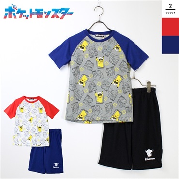 ポケモン 半袖 総柄キッズパジャマ
