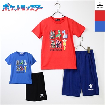 ポケモン 半袖 プリントキッズパジャマ