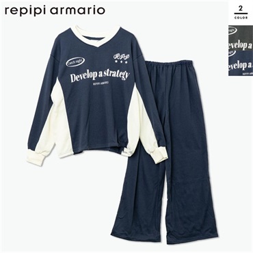 repipi armario(レピピアルマリオ) キッズ裏毛長袖Tスーツ