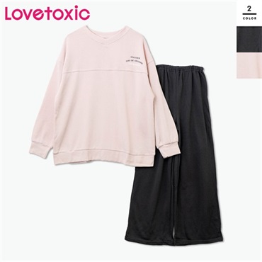 Lovetoxic(ラブトキシック) キッズ裏毛長袖Tスーツ