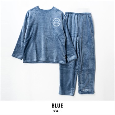 Lovetoxic(ラブトキシック) キッズルームウェア長袖上下セット(ブルー-140cm)