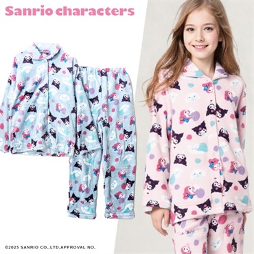 サンリオキャラクターズ キッズフリースニット長袖上下セット