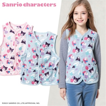 サンリオキャラクターズ キッズフリースかいまき