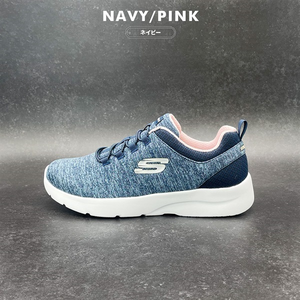 スケッチャーズ スリップインズ スニーカー SKECHERS DYNAMIGHT 2.0ｰIN A レディース(ネイビー×ピンク-22.5cm)