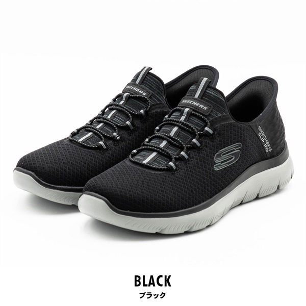 SKECHERS(スケッチャーズ) メンズスリップインズ：サミッツ(ブラック-25cm)