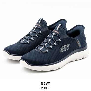 SKECHERS(スケッチャーズ) メンズスリップインズ：サミッツ(ネイビー-25cm)
