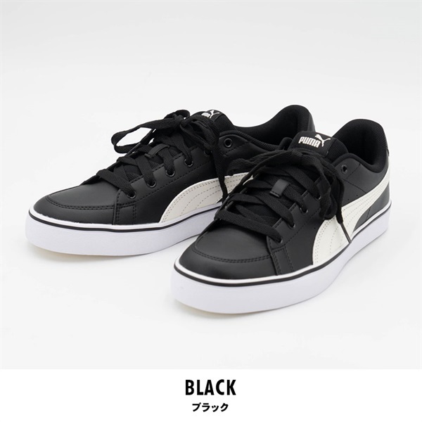 PUMA スニーカー Vコートバルク(ブラック-22.5cm)