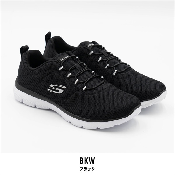 SKECHERS(スケッチャーズ) PURE GENIUS-OPTIMISTIC MIX(BKW-22.5cm)