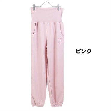 Fem Plus  ポカケア マイメロディ 天竺 ルームパンツ(ピンク-M)