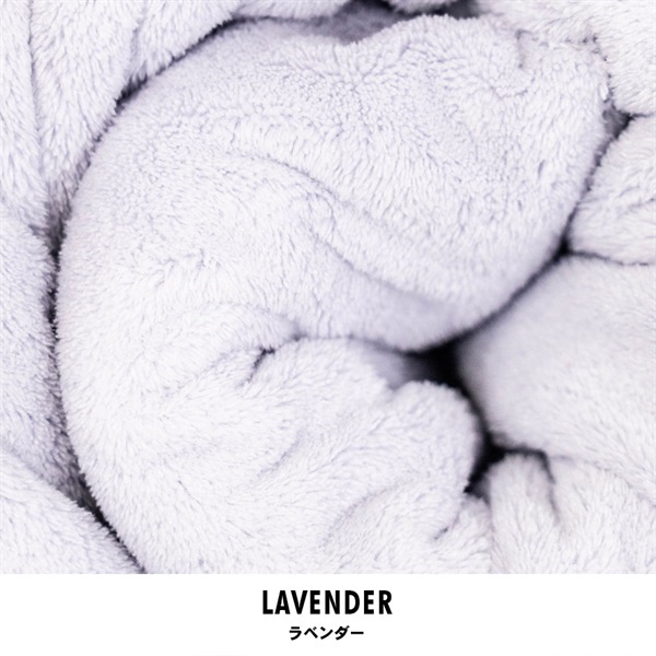 クイックヘアドライ タオル「03'59''」 (ラベンダー)