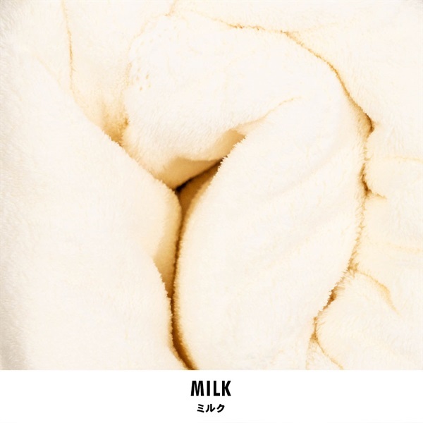 クイックヘアドライ タオル「03'59''」 (ミルク)