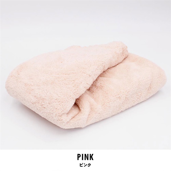 クイックヘアドライ タオル「03'59''」 (ピンク)