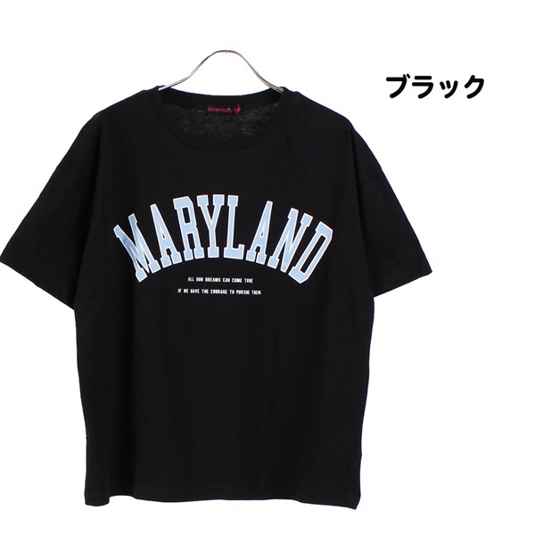 【在庫処分】ラブトキシック カレッジロゴ Tシャツ(ブラック-S (140))
