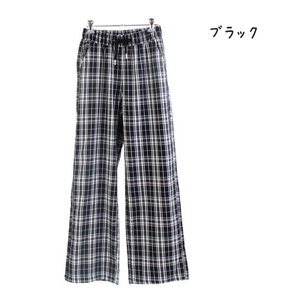 ラブトキシック チェックプルオンパンツ(ブラック-S(140))