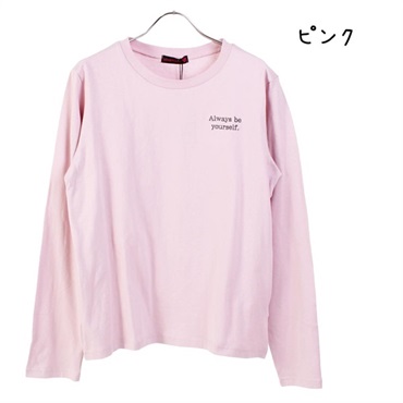 ラブトキシック バックハートロゴ 長袖 Tシャツ(ピンク-S(140))