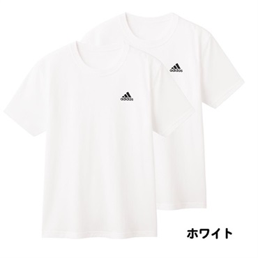 アディダス 半袖クルーネックTシャツ 2枚組(ホワイト-M)