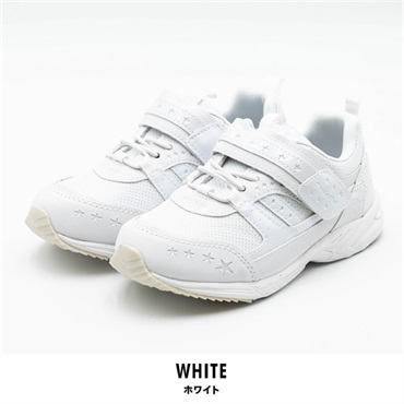 キッズスニーカーシューズ【目玉商品返品交換対象外】(ホワイト-18.5-19cm)