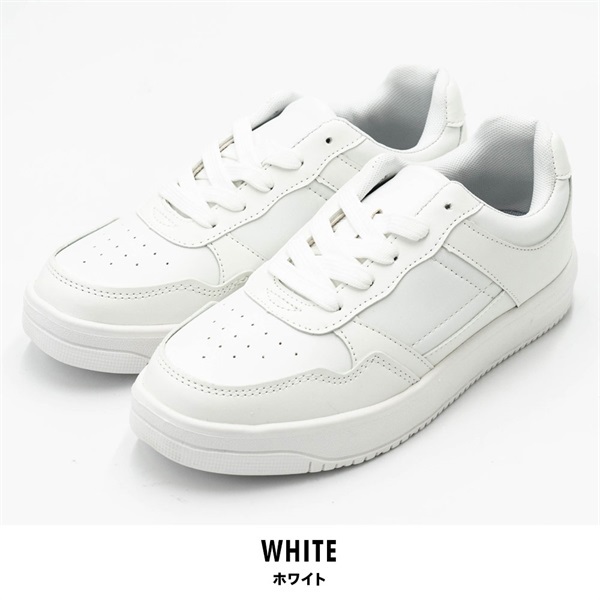 パレコレ 婦人軽量コートシューズ(ホワイト-22.5cm)