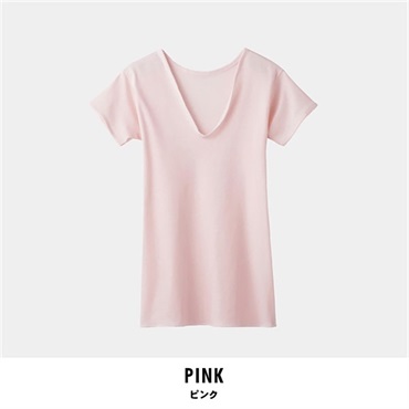 グンゼ 快適工房 レディース三分袖スリーマー(ピンク-S)