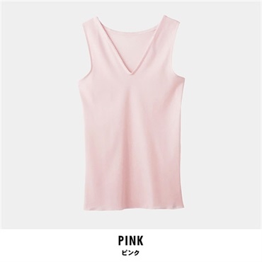 グンゼ 快適工房 レディースノースリーブスリーマー(ピンク-M)