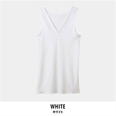 グンゼ 快適工房 レディースノースリーブスリーマー(ホワイト-M)