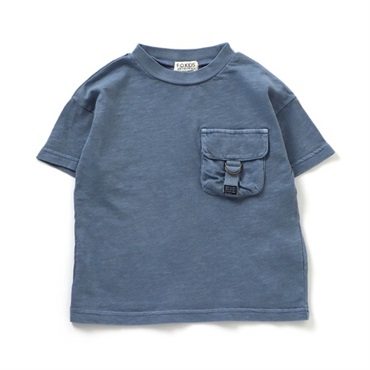 エフオーキッズ ポケットTシャツ(ブルー-110)