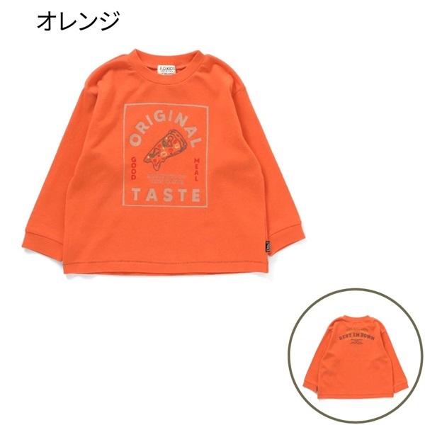 エフオーキッズ グラフィックTシャツ(オレンジ-100)