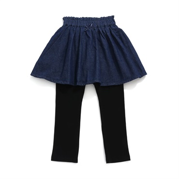 セラフ スカート付きパンツ(ブルー-90)